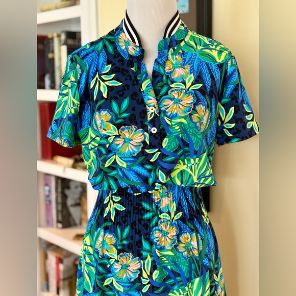 NWT Lilly Pulitzer Luxletic Dress Love Active 50+spf The Hottest Spot Print SZ L - Picture 6 of 14